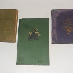 Menge 3 Deutsche religiöse Vintage Antik Hardcoverbücher