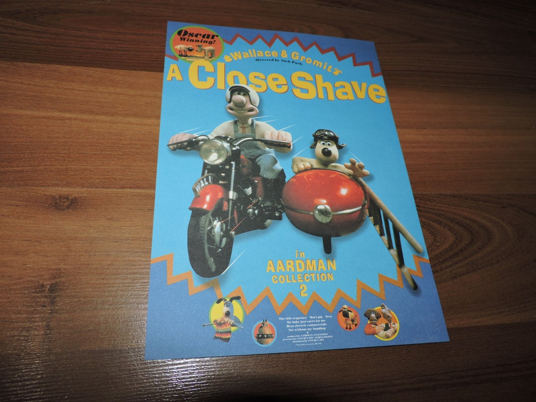 Wallace & Gromit A Close Shave Authentic 1995 Vintage Japanese Movie
