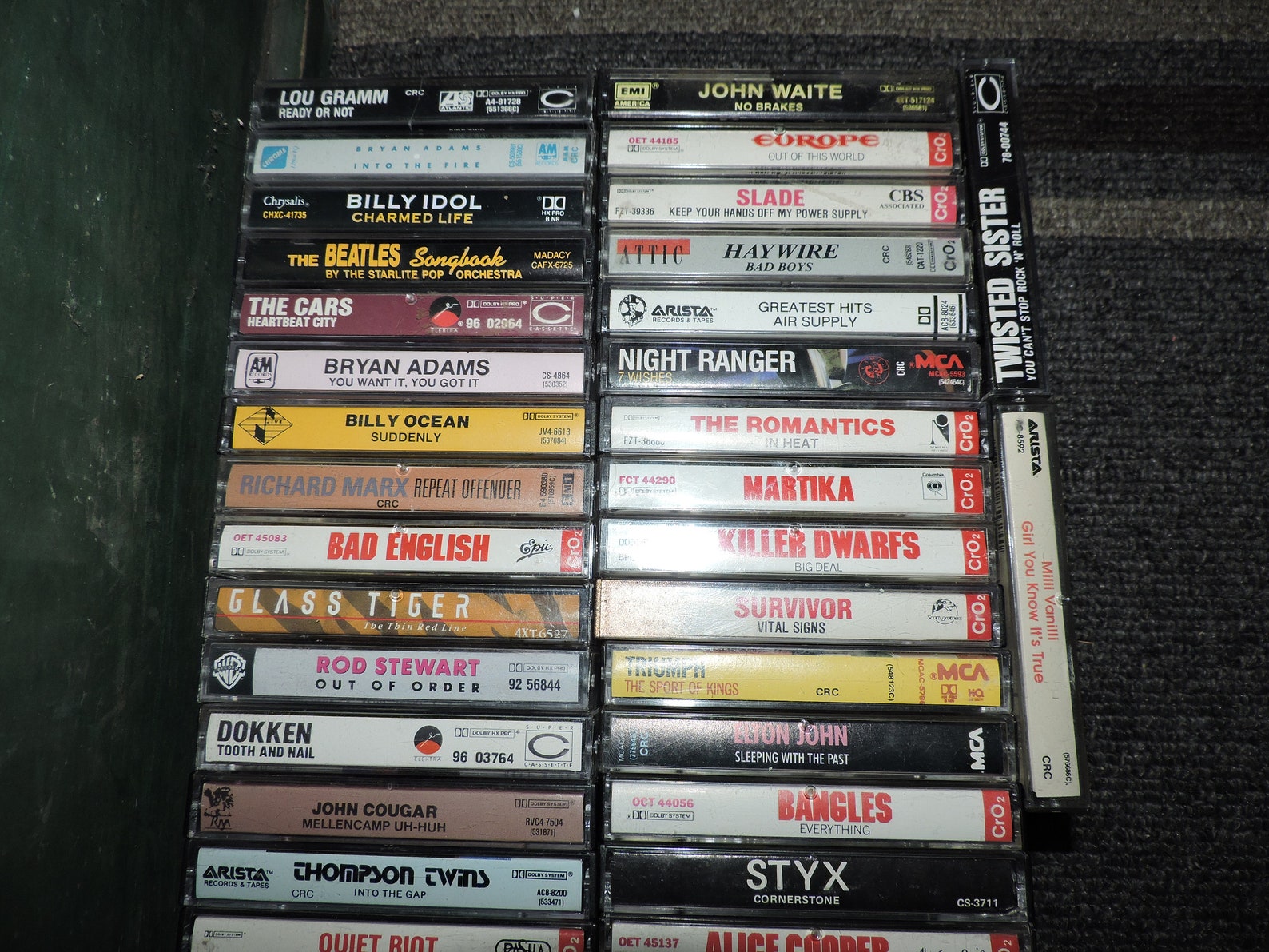 Vintage 1980s Rock & Pop Cassette Tapes - Your Choice - Etsy UK