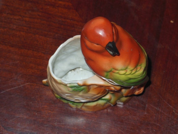 ヴィンテージの鳥の花瓶の置物 - Etsy 日本