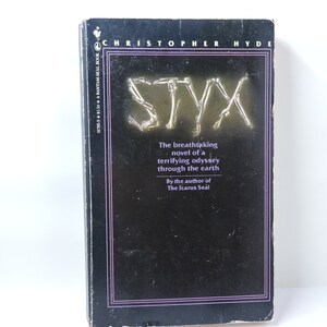 Styx autorstwa Christophera Hyde&#39;a 1982 Vintage Paperback Pierwsze wydanie