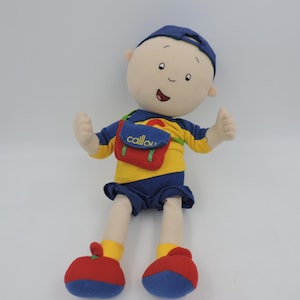 2002 PBS Caillou Plush W/. Väska