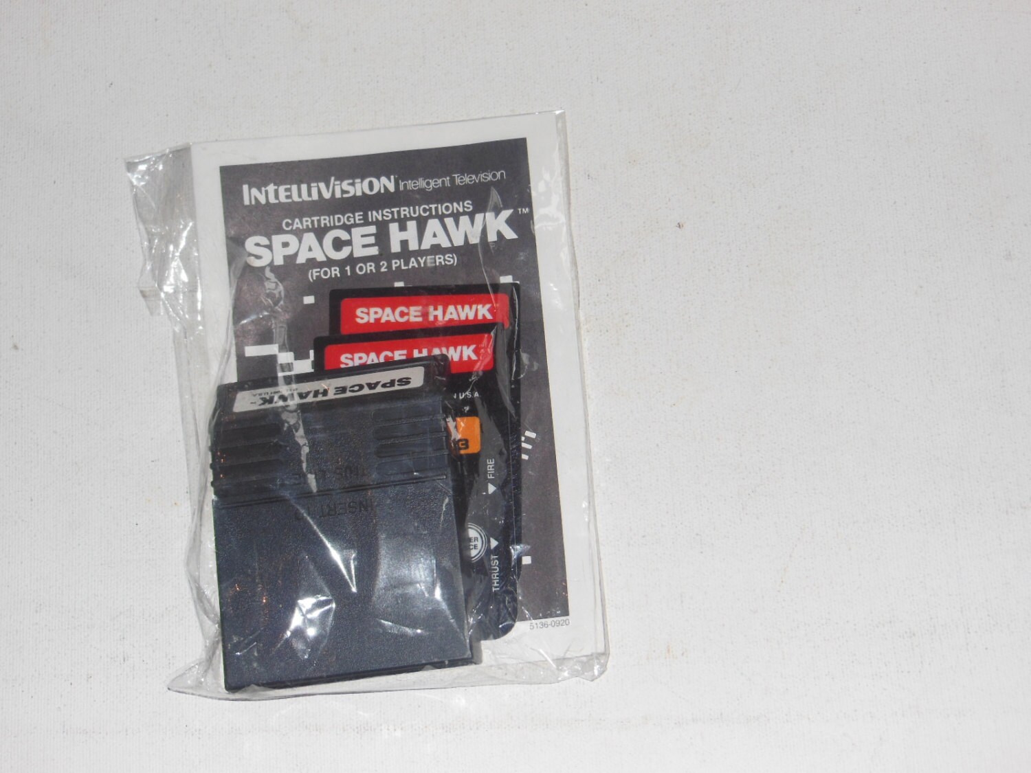 Space Hawk Standard Físico Intellivision Mattel | Cuotas sin interés