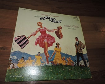 12&quot; 1960s The Sound of Music Original Soundtrack Julie Andrews Christopher Plummer RCA Victor LP