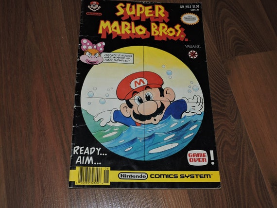 1991 Super Mario Bros 5 Nintendo Comics System Valiant Comic Book -   Italia
