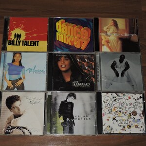Vintage 90- och 00-tals CD-samling - Ditt val av pop, rock, hiphop, etc.