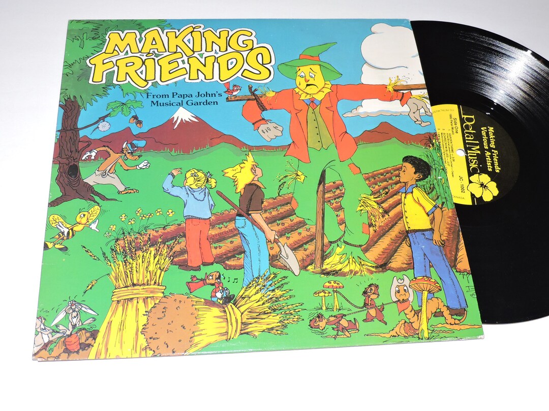 RARE Making Friends 1982 Vintage Vinyl Childrens Record Canadian - Etsy