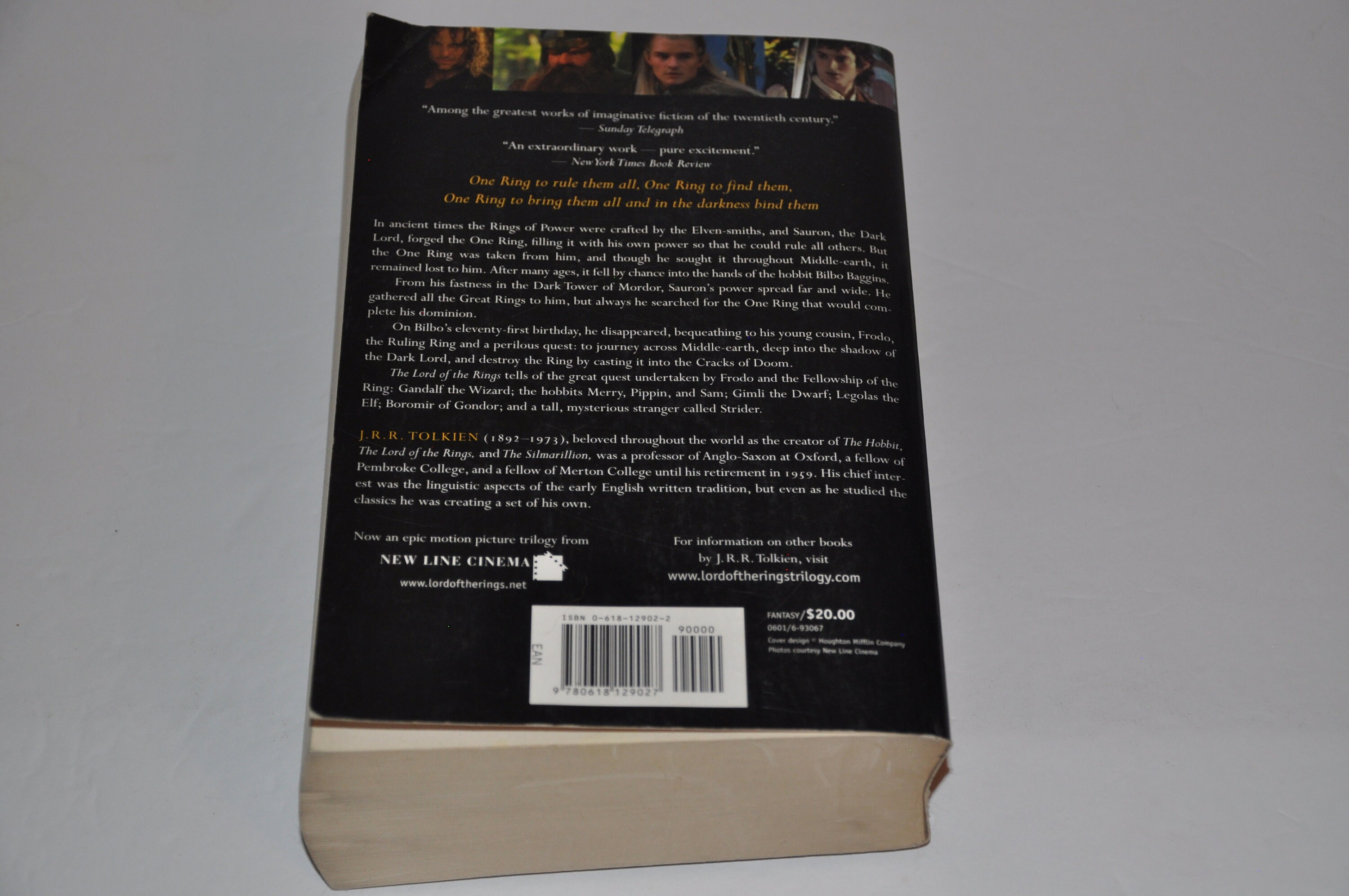 J.R.R. トールキン 指輪物語 索引と付録付き ヴィンテージ ペーパー