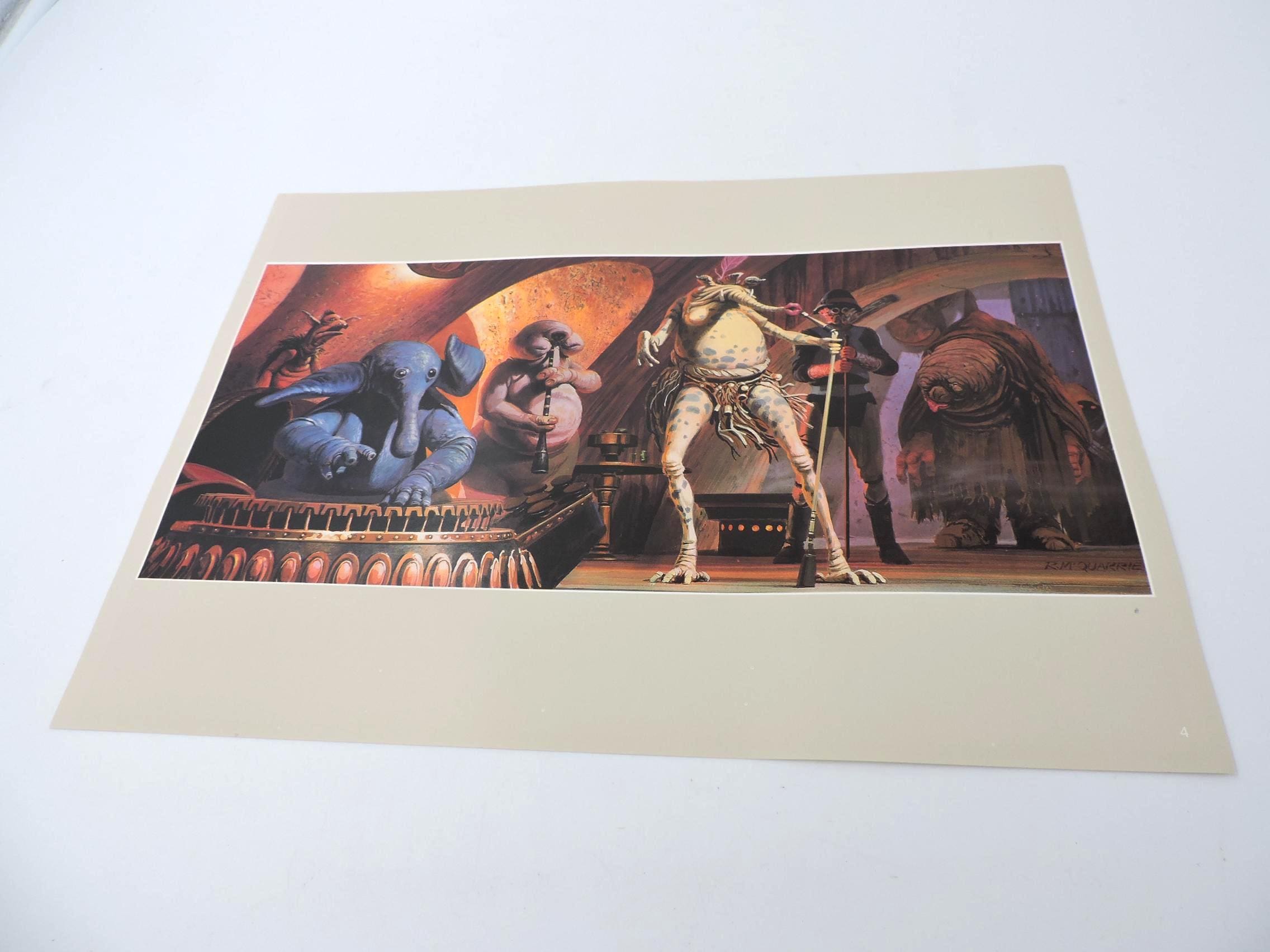 1983 Max Rebo Band Original Vintage Star Wars ROTJ Painting Print