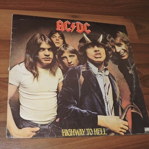 Original AC/DC Highway To Hell Vinyl Record LP 1979 Album Original AC/DC Highway To Hell Vinyl Record LP 1979 Album