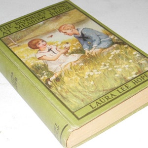 1915  The Bobbsey Twins At Meadow Brook by Laura Lee Hope Antique Hardcover Book