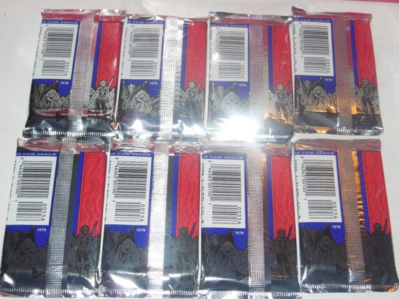 8x 1992 TSR Dungeons & Dragons Trading Cards Part 2 Sealed Packs