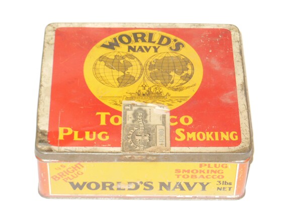 plug tobacco online Buy Vintage World's Navy Plug Smoking Tobacco Tin Online in India