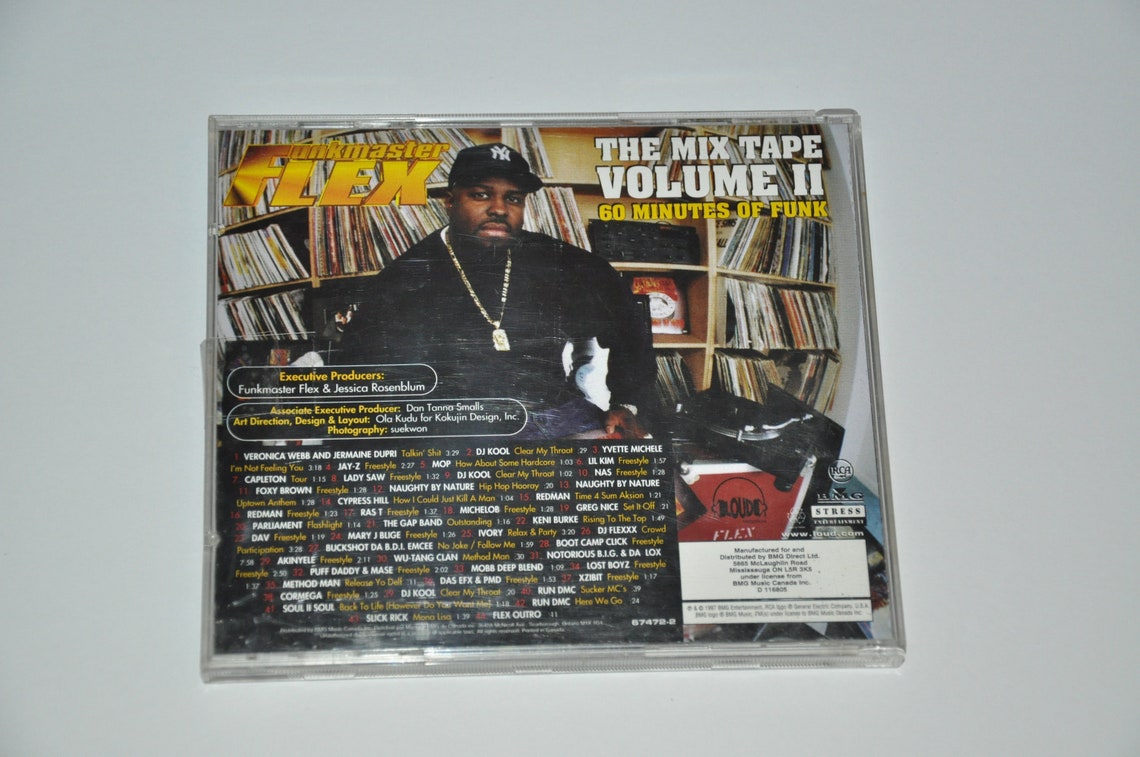 Funkmaster Flex the Mix Tape Volume 2 Hip Hop Compilation | Etsy