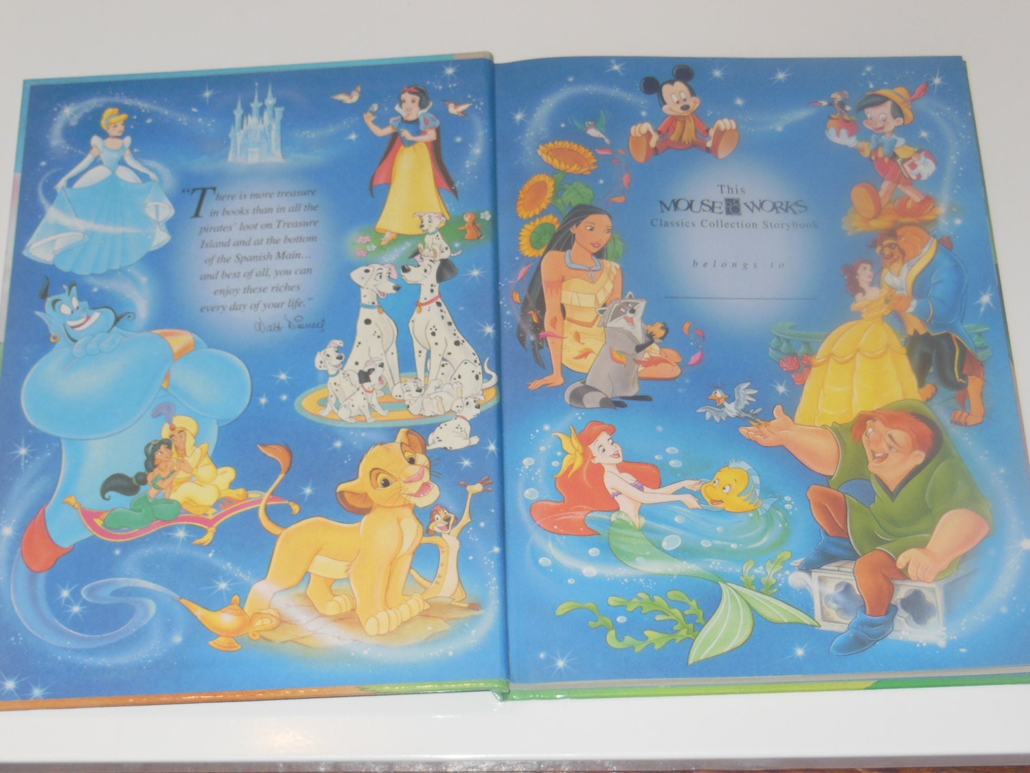 Disney's Winnie the Pooh Hardcover Children's Book (mouseworks