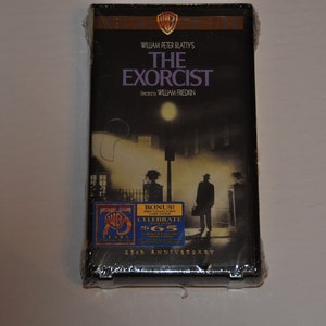 The Exorcist Special Edition New Old Stock Sealed Movie VHS Tape Horror Film In Black Clam Shell Case