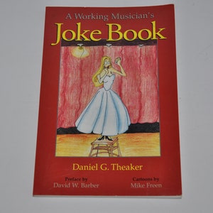 A Working Musician&#39;s Joke Book Vintage Softcover Book