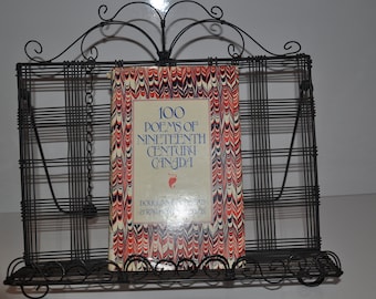 Livre à couverture rigide de 100 poèmes de la poésie vintage du Canada du dix-neuvième siècle