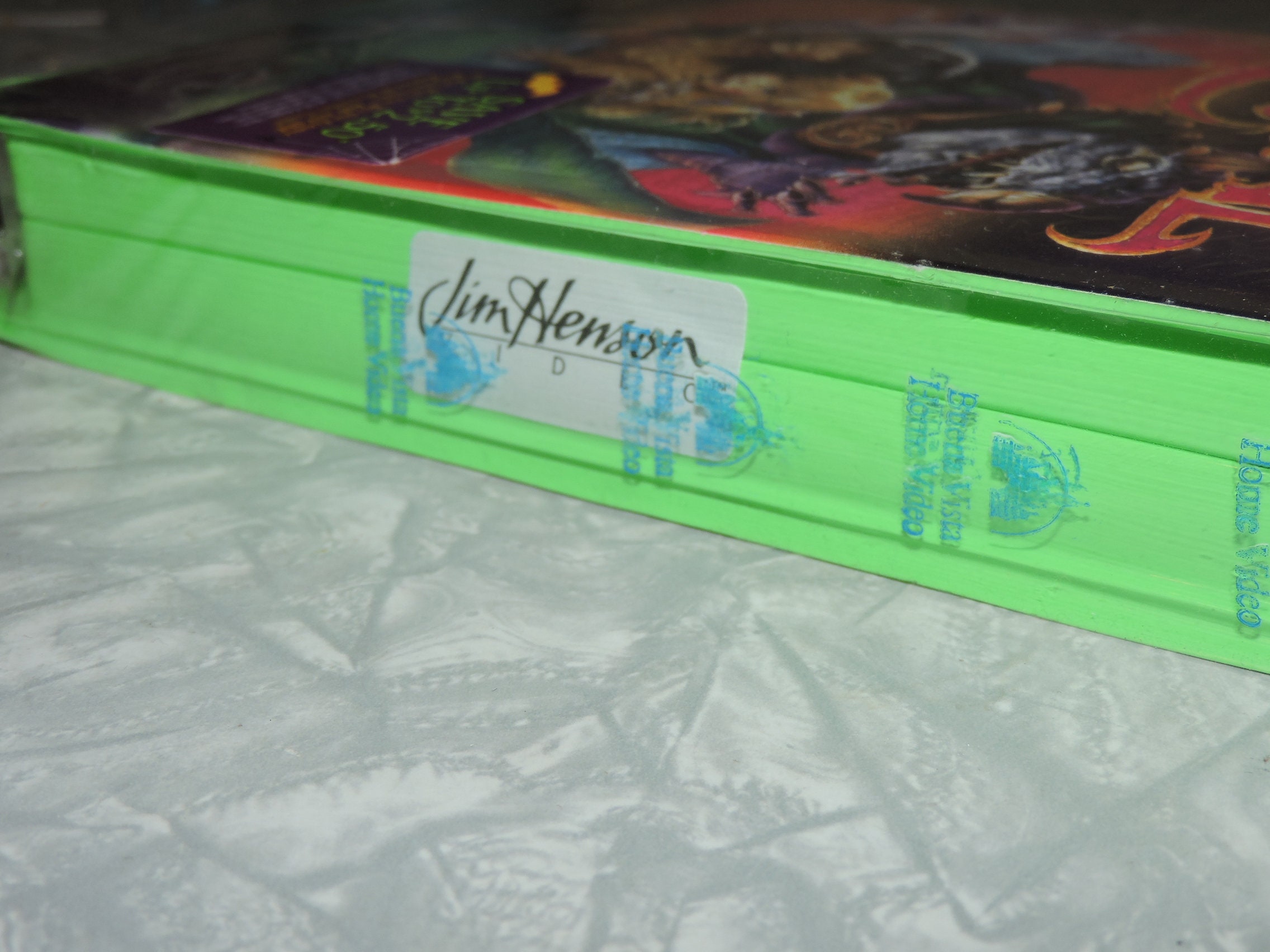 SEALED the Dark Crystal Movie VHS Tape in Green Clam Shell