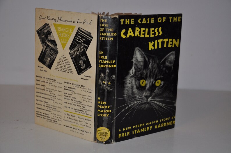 1948 the Case of the Careless Kitten Perry Mason Story by Erle - Etsy