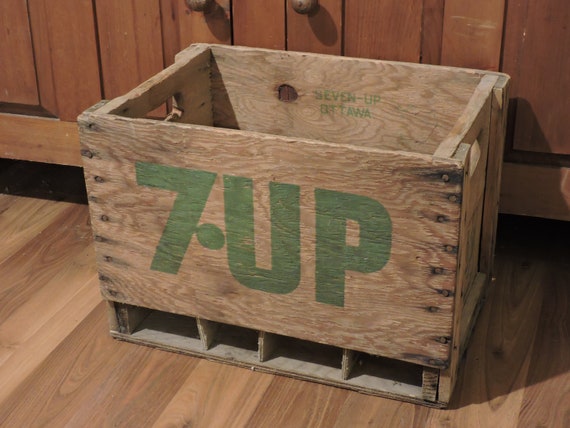 8+ 7Up Wooden Crate