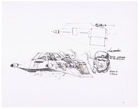 3x SNOWSPEEDER Original 1980 Star Wars the Empire Strikes Back