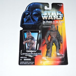 CHEWBACCA Sealed Star Wars Action Figure 1995 POTF Kenner