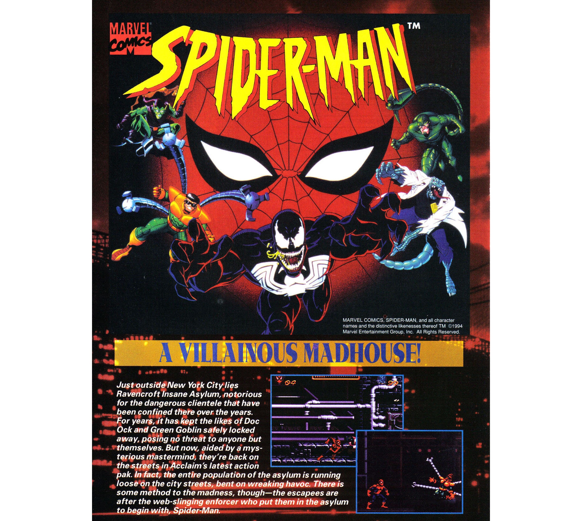 1995 Spider-man SNES Nintendo Vintage Video Game Ad - Etsy Ireland 1995 Spider-man SNES Nintendo Vintage Video Game Ad - Etsy Ireland