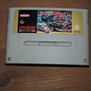 Street Fighter II Super Nintendo SNES Cartridge (PAL)