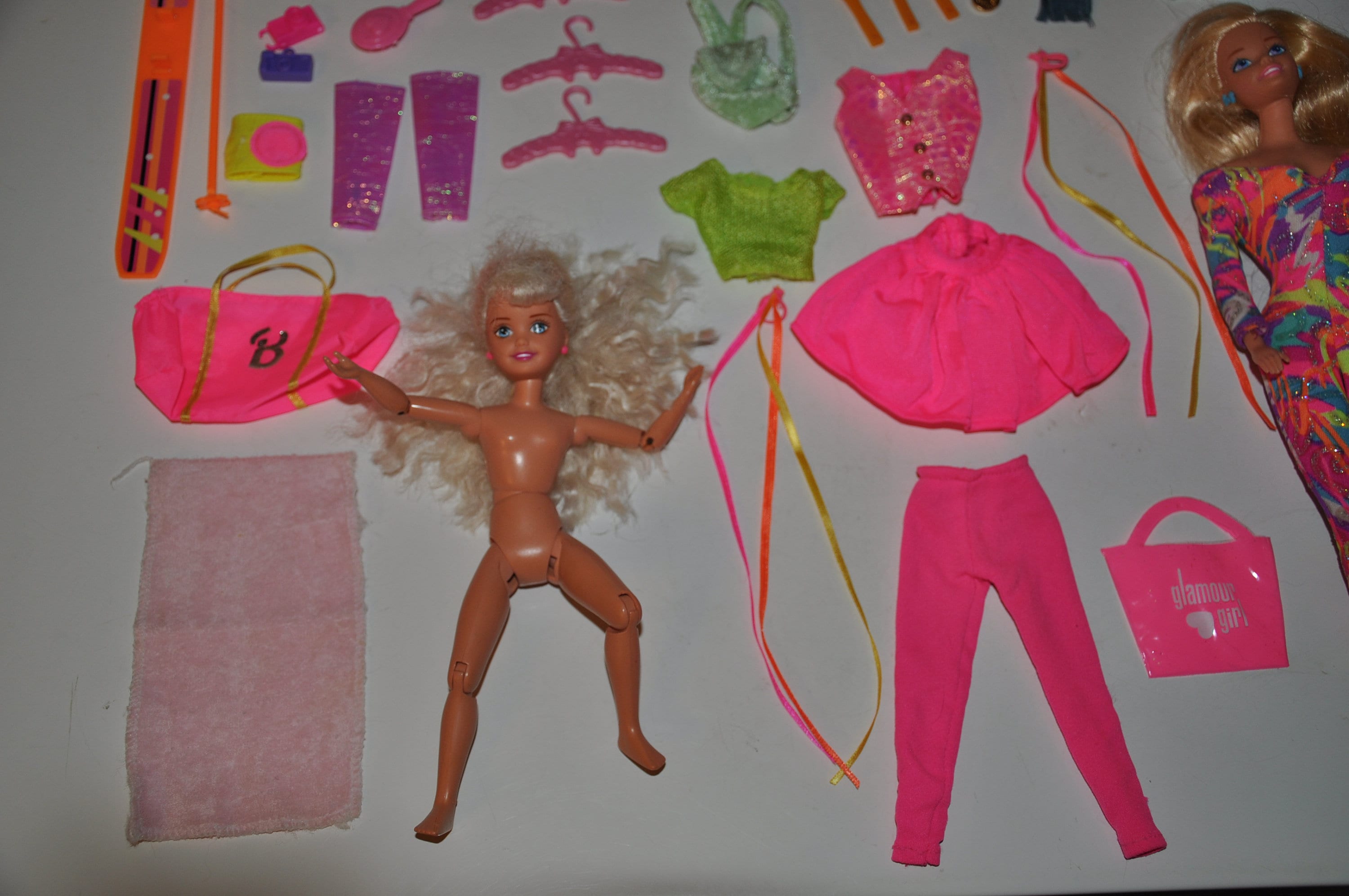 Group Of 15+ Vintage Mattel Barbie Clothes And Accessories Auction