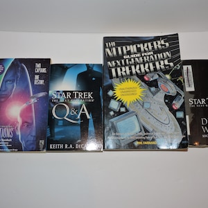 4 Star Trek-böcker: The Next Generations