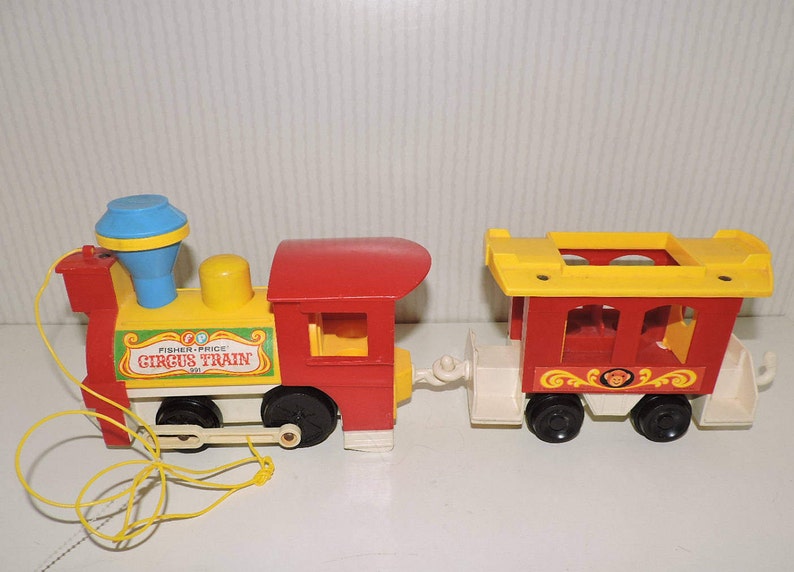 1973 Fisher Price Circus Toy Train With Little People and | Etsy Canada