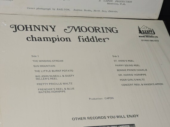 dessert Formode Fjord 4x Johnny Mooring Fiddling Champion Canadian Country / Folk | Etsy