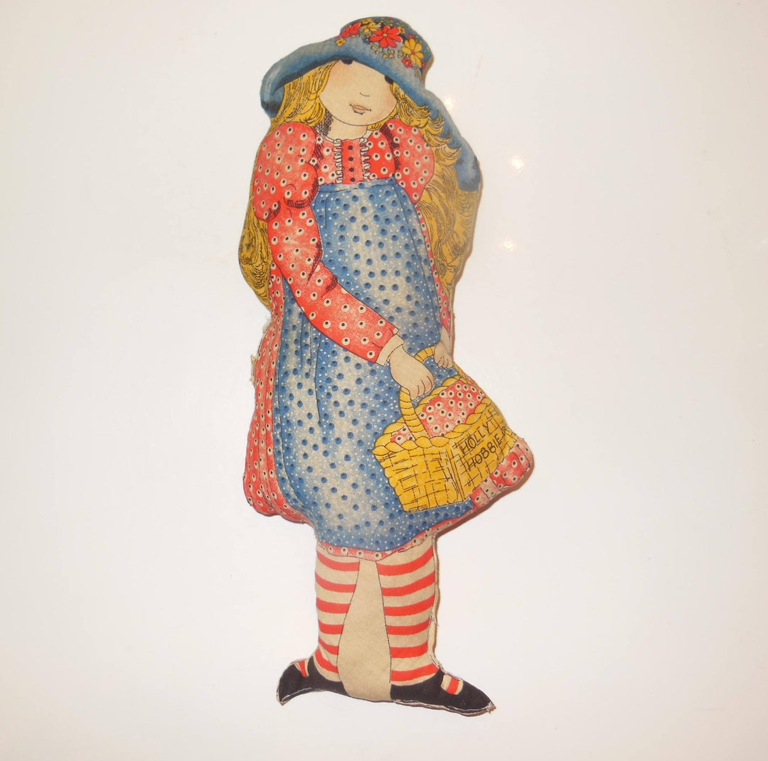 Rara muñeca vintage de almohada cosida de Holly Hobbie México