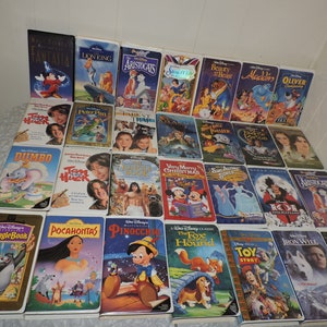 Vintage Walt Disney VHS Movies - Your Choice