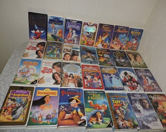 Vintage Walt Disney VHS Movies - Your Choice