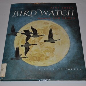 Bird Watch By Jane Yolen ~  Vintage Hardcover Children&#39;s Poetry Book