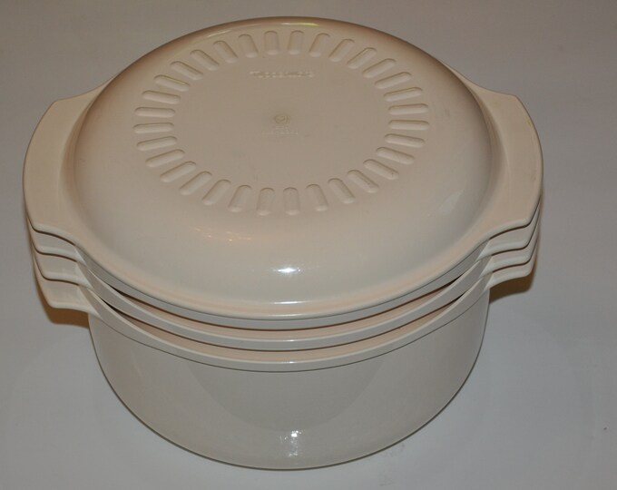 Vintage Tupperware Microwave Stack Cooker Set With Cone and Extra ...