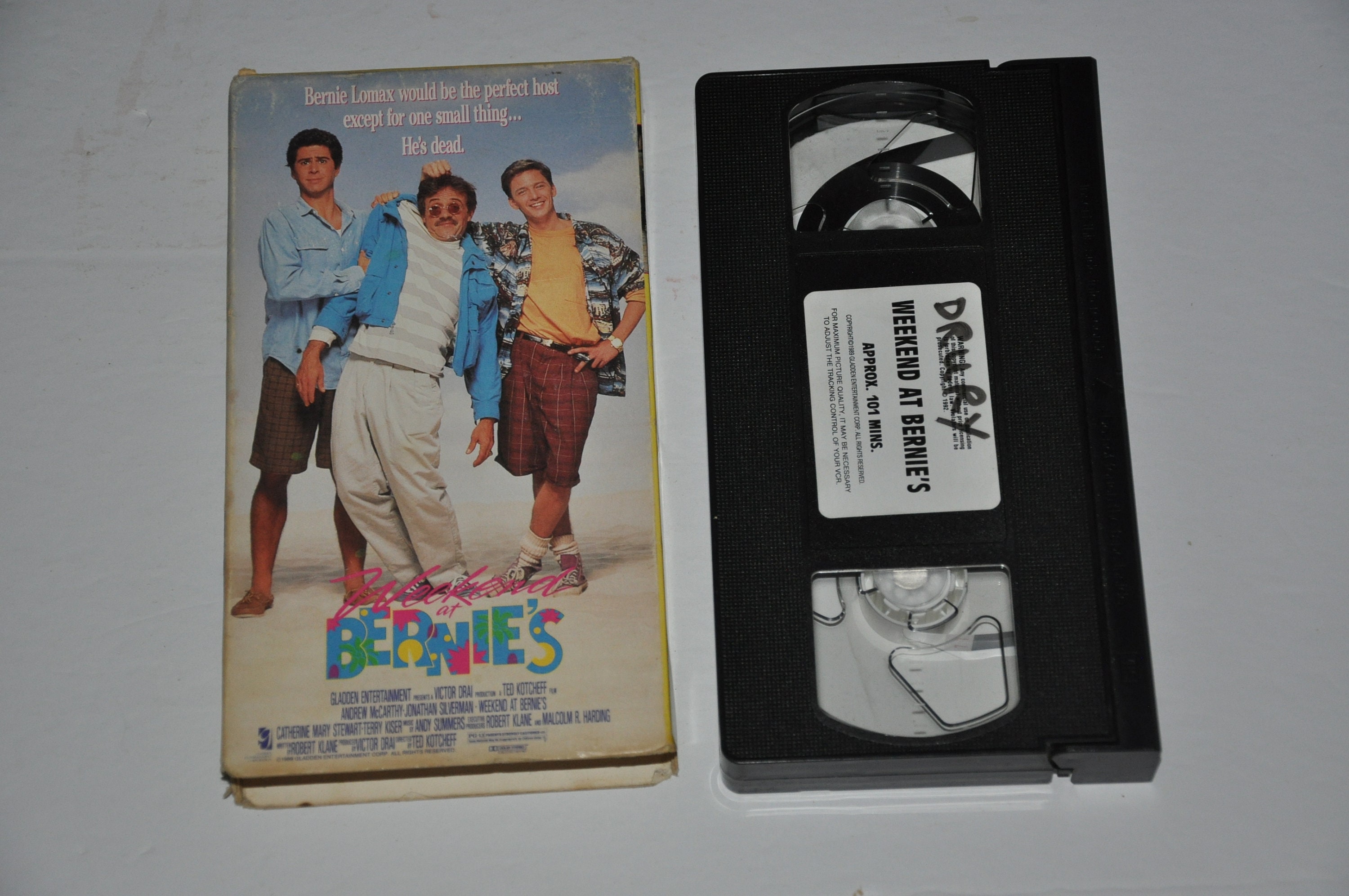 Weekend At Bernie's Vintage VHS Tape
