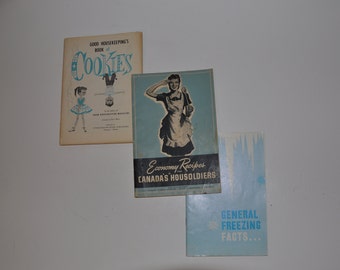 Vintage Koch Booklets viele 3 Softcover Kochbücher