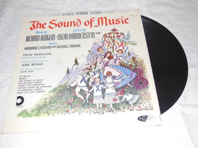 12 the Sound of Music Record LP Etsy 12 the Sound of Music Record LP Etsy