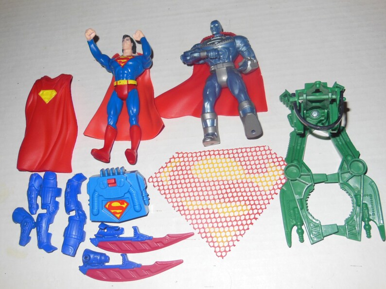SUPERMAN 1990s Action Figures & Accessories Lot Etsy