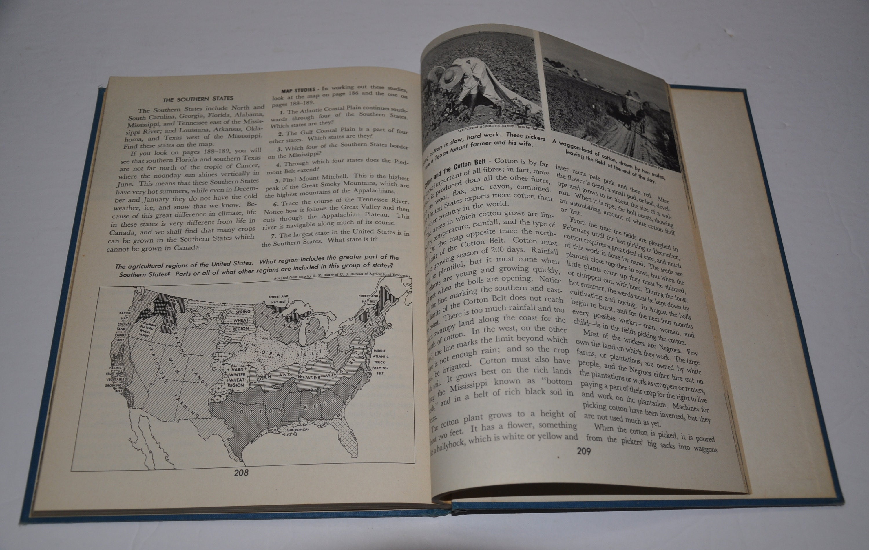 Canada and Her Neighbours Vintage Hardcover Geography Text