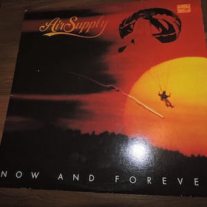 Air Supply - Now And Forever Soft Rock Music 12&quot; Vintage Album Vinyl Record
