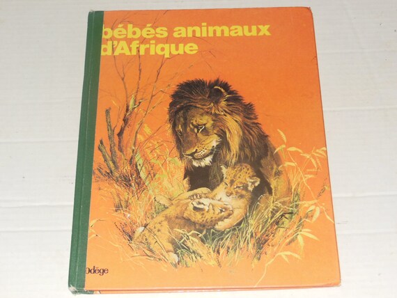 Rare Vintage French Bebes Animaux D Afrique Hardcover Etsy