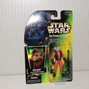 Nien Nunb Sealed Star Wars Action Figure 1997 POTF Kenner