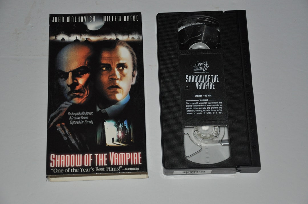 Shadow of the Vampire Vintage VHS Tape Horror Thriller Movie - Etsy