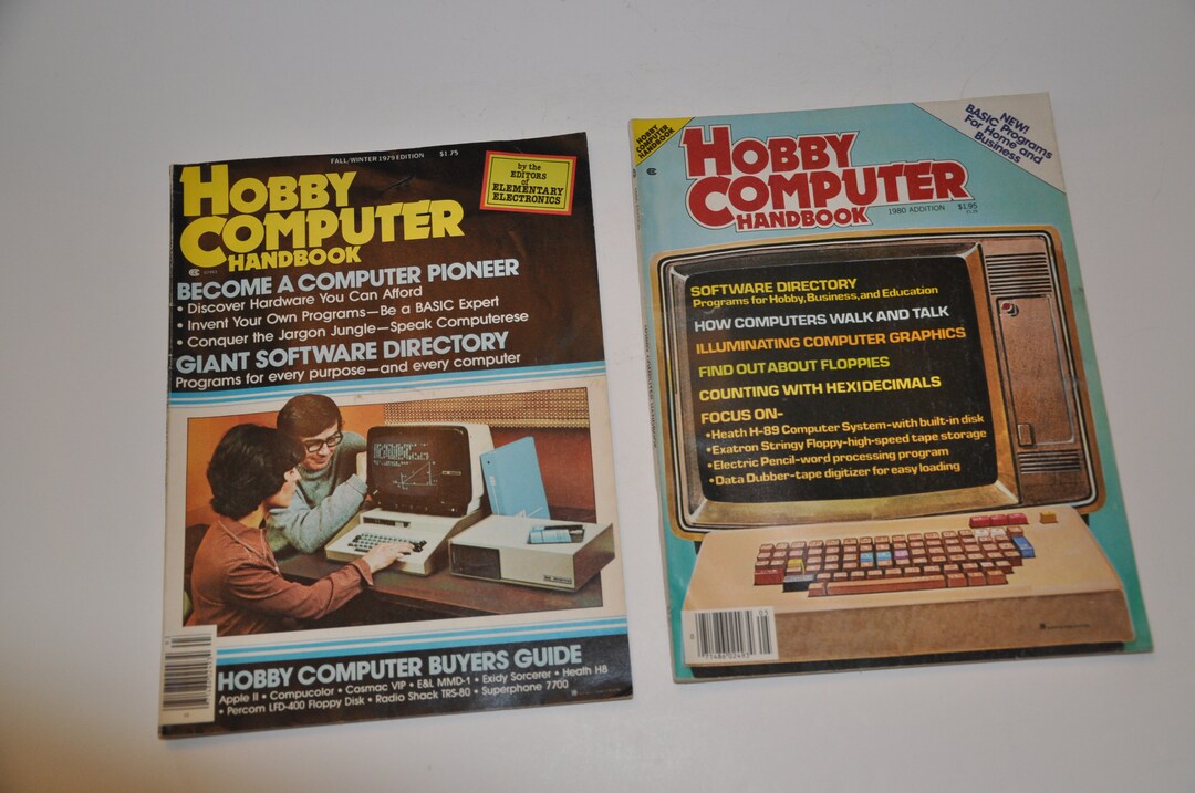 Hobby Computer Handbook Magazines Vintage 1979 / 1980 - Etsy