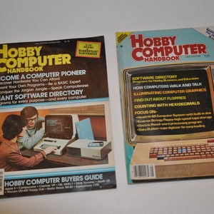 Hobby Computer Handbook Magazines Vintage 1979 / 1980