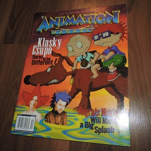 Animation Magazine Oct. 1998 - Rugrats Cover + Advertisement